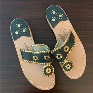 NEW Jack Rogers Navajo Nantucket Gold